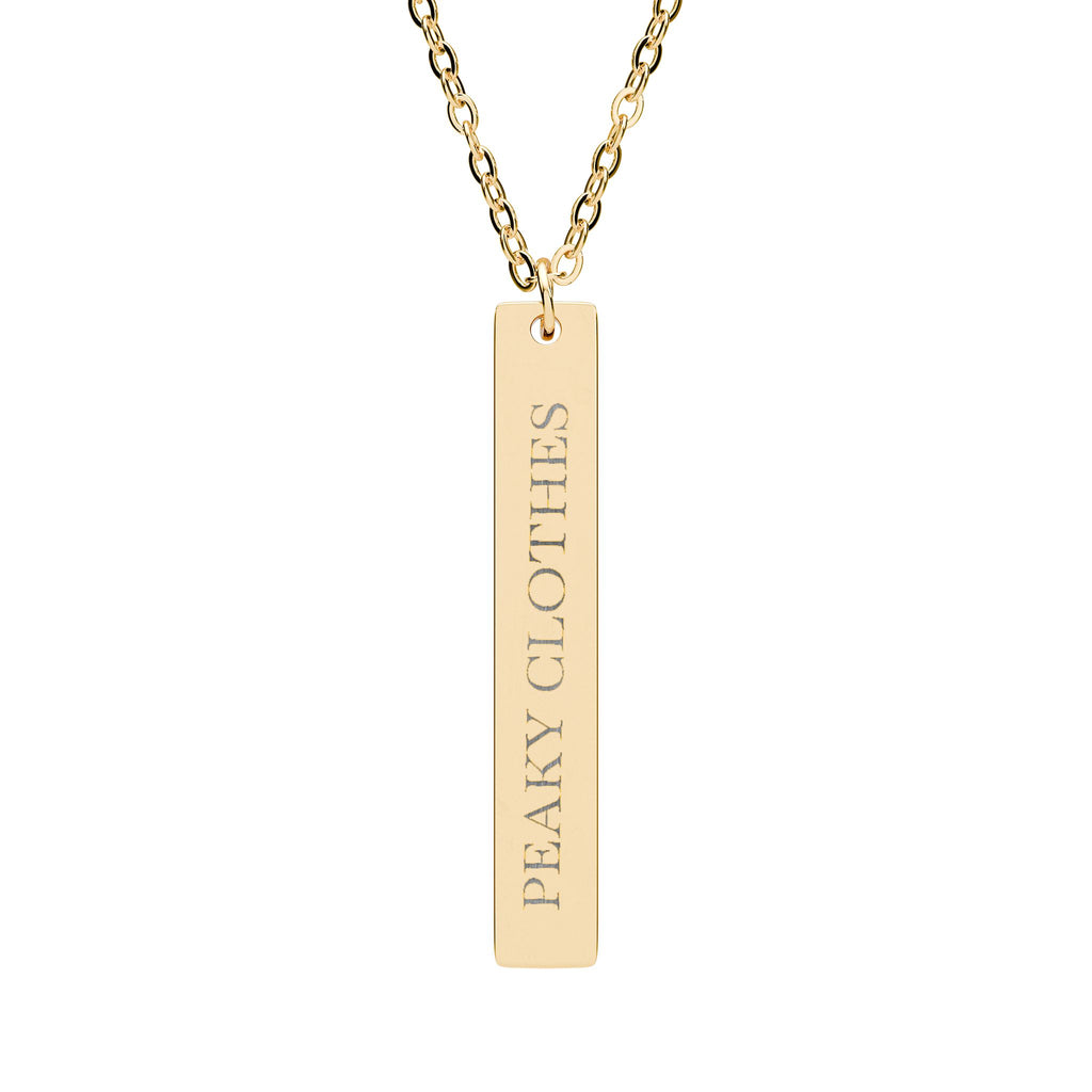 Collier à barre verticale ( gravure )
