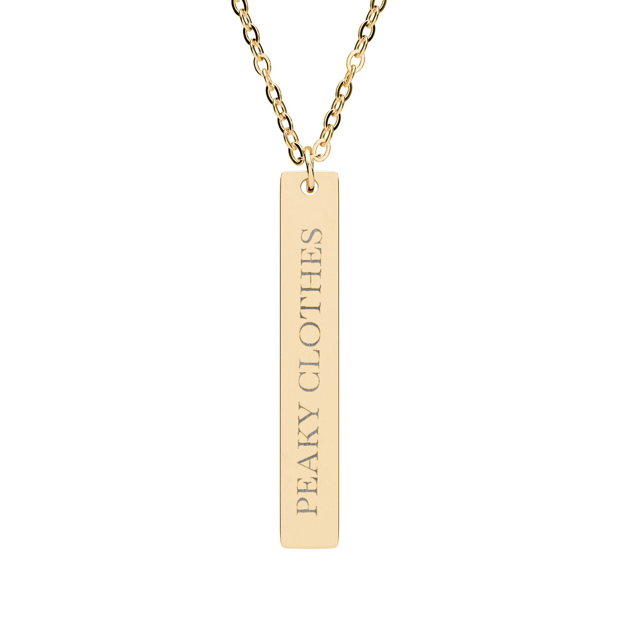 Collier à barre verticale ( gravure )